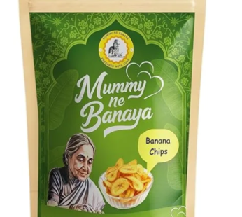 Mummy Ne Banaya Traditional Round Shape Banana Chips 200g Kerala Snack | Crispy Kerala Banana Chips Premium Homemade Snack | Healthy Snacks | No Added Preservatives | Healthy Crispy Fruit Chips | Freshly Packed (Pack of 2)