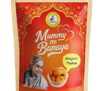 Mummy Ne Banaya Bihari Thekua | Traditional Indian Crispy Sweet Snack Made in Desi Ghee | Homemade Crispy Thekua Biscuits | Chhath Puja Special | 250g Ziplock Pack of 1